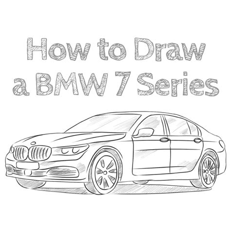 How to Draw a BMW 7 Series .